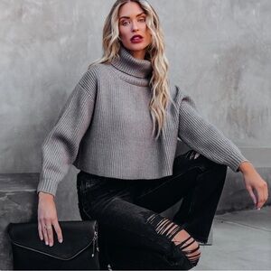 Vici Ysabella Turtleneck Knit Sweater